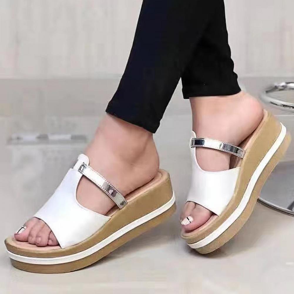 T-strop-platformflipflops til damer - Brianna