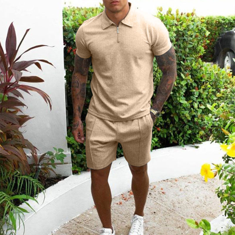 Sommeroutfit Polo & Short-sæt til mænd - Harald