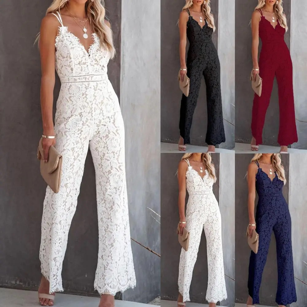 Caja - Jumpsuits Med Blonder Til Kvinder