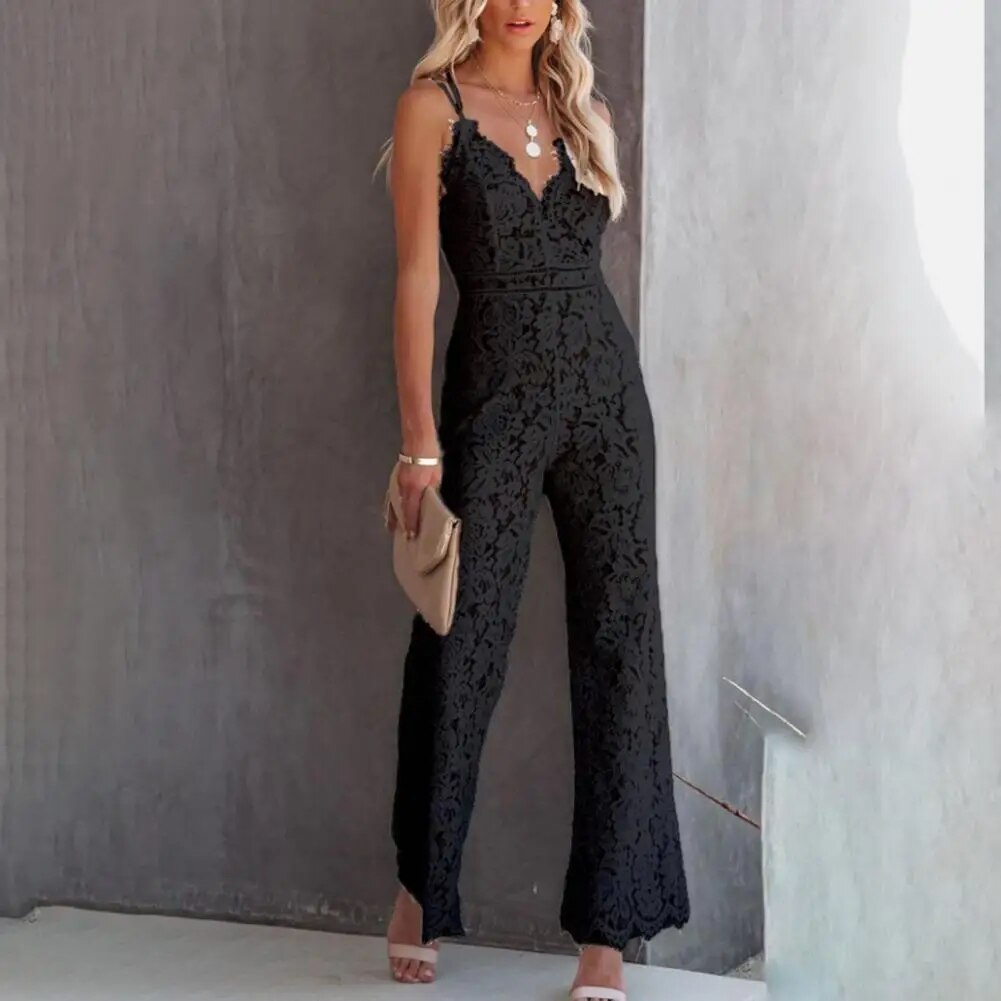Caja - Jumpsuits Med Blonder Til Kvinder
