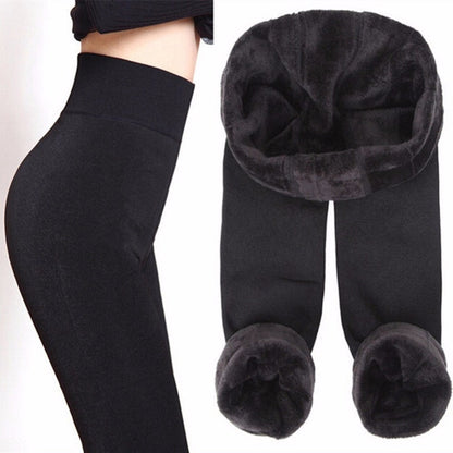 Varme tykke kashmir-vinterleggings (Pakke med 2 dele) - Urania
