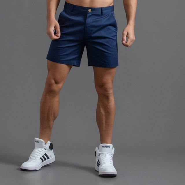 Klassiske chino-shorts i bomuld til mænd - Ernst