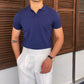 Stilfulde V-krave Polo T-shirt - Karsyn