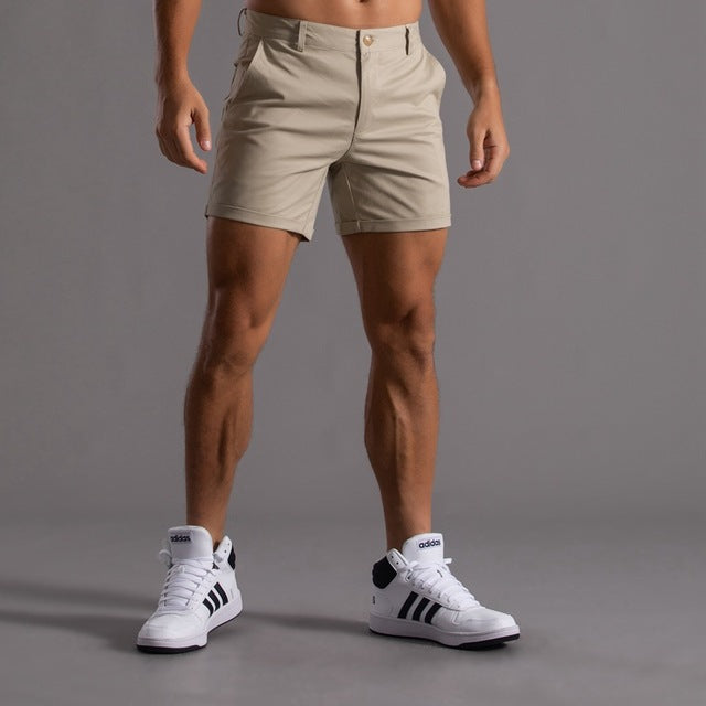 Klassiske chino-shorts i bomuld til mænd - Ernst
