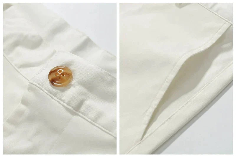 Klassiske chino-shorts i bomuld til mænd - Ernst