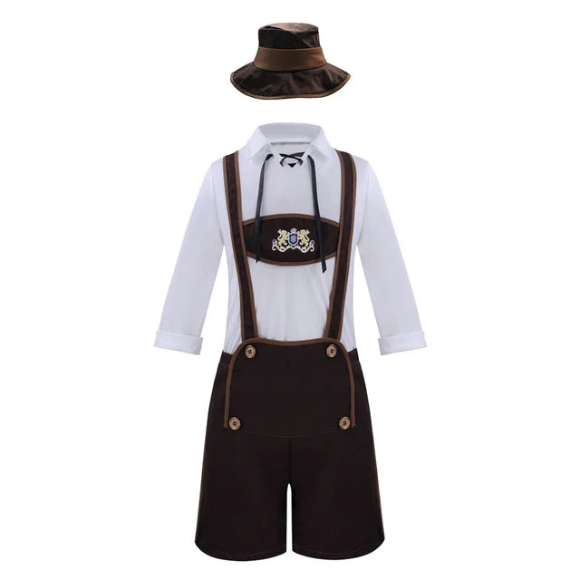 Kostume med seler, lederhosen og hat - Gavino