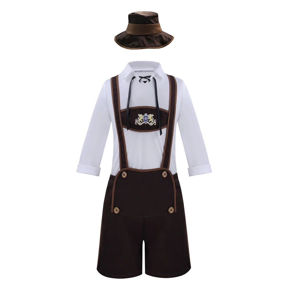 Kostume med seler, lederhosen og hat - Gavino