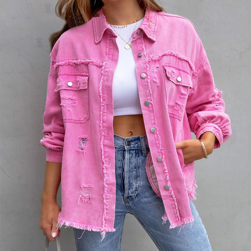 Damer Denim Jakke - Ariana