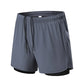 Mænd Sportswear Dobbeltlag Shorts - Vinicius