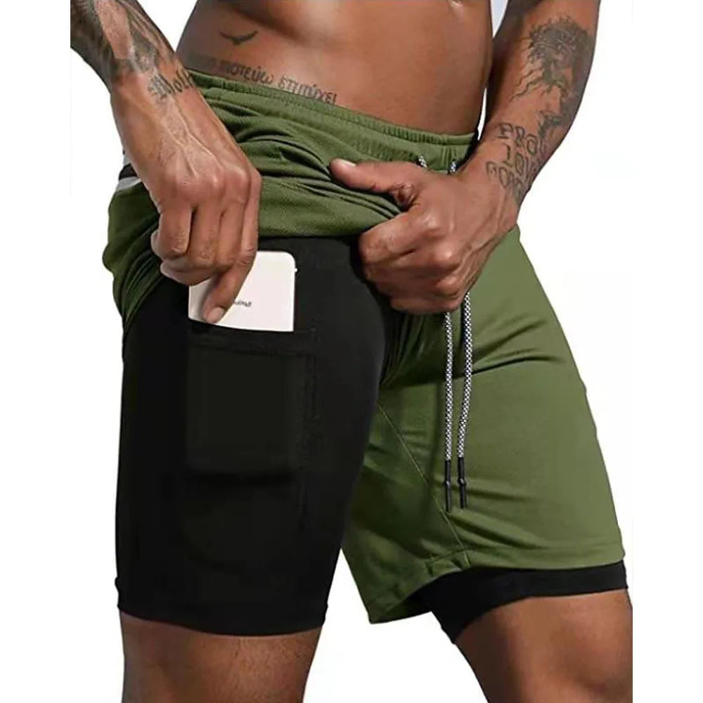 Sportswear dobbeltdækket løbeshorts - Harbison