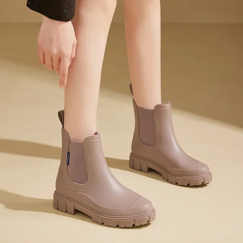 Mellemhøje vandtætte regnstøvler - Shirin Boots