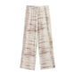 Halter hals tie dye Top & brede ben bukser sæt - Armina