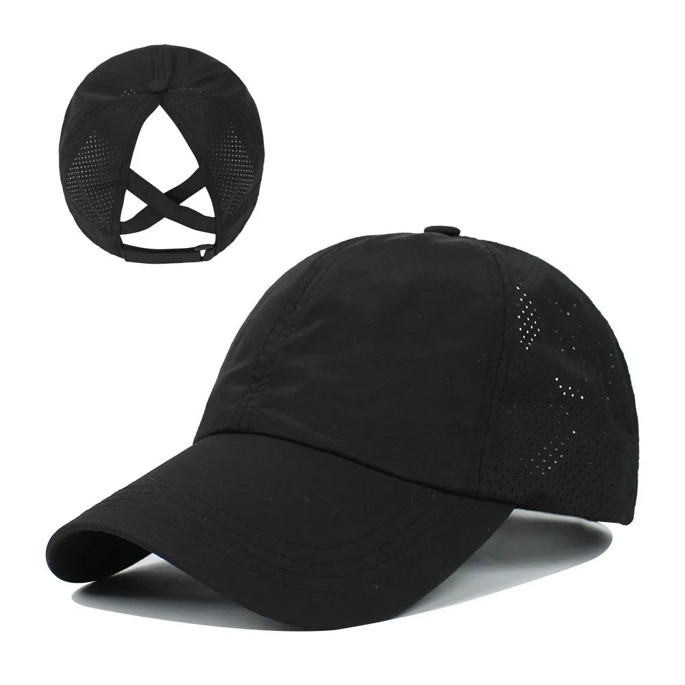 Athleisure Cross hestehale baseballkasket - Arlina