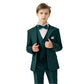 Drenge Stilfuldt 4 Stykker Bowtie Jakkesæt - Genaro