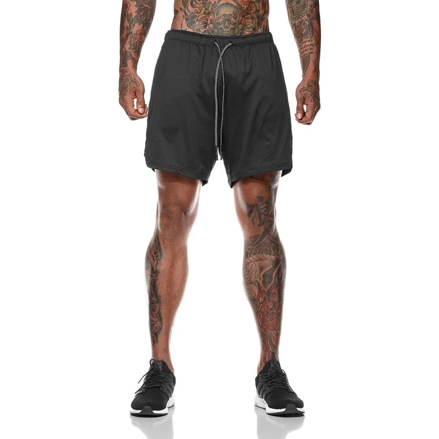 Sportswear dobbeltdækket løbeshorts - Harbison