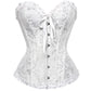 Blomstret bustier-korset til kvinder med blonder - Jannik