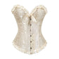 Blomstret bustier-korset til kvinder med blonder - Jannik