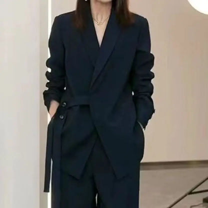 Kvinder Ny Stil Løs Blazer & Bukser Sæt - Shirley
