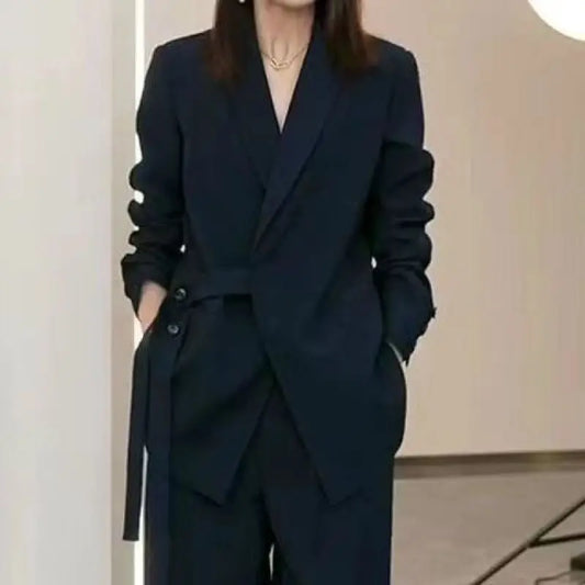 Kvinder Ny Stil Løs Blazer & Bukser Sæt - Shirley