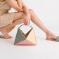 Chic geometrisk håndtaske i tre farver - Londyn