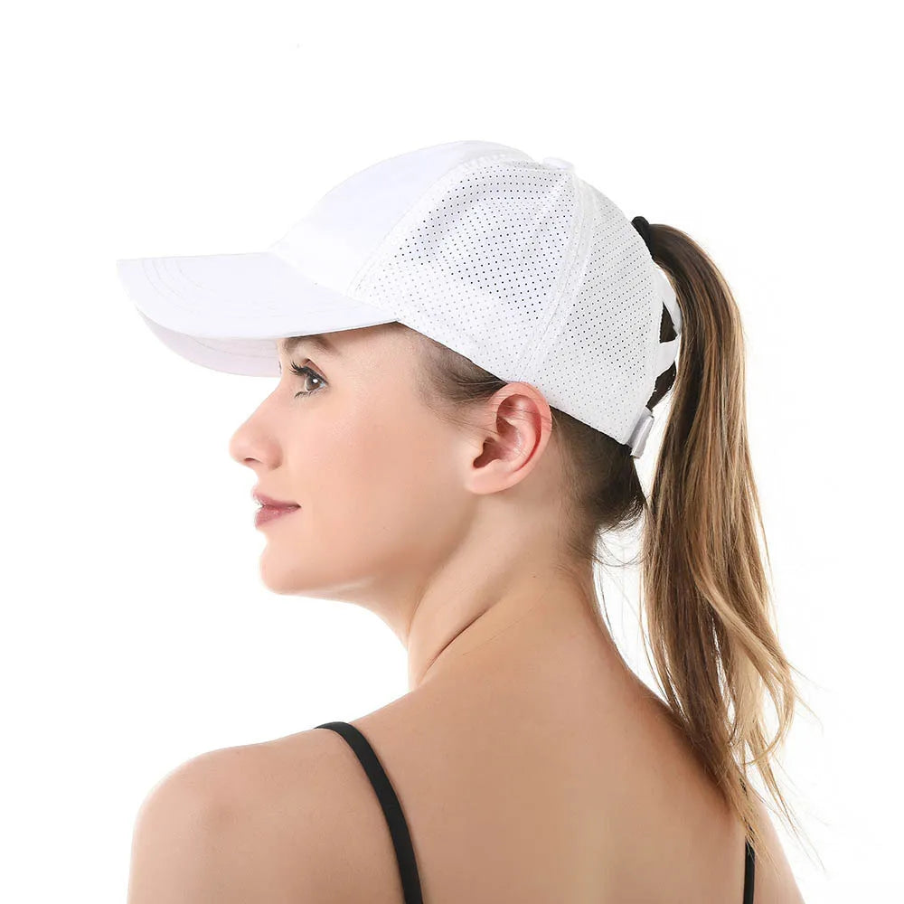 Athleisure Cross hestehale baseballkasket - Arlina