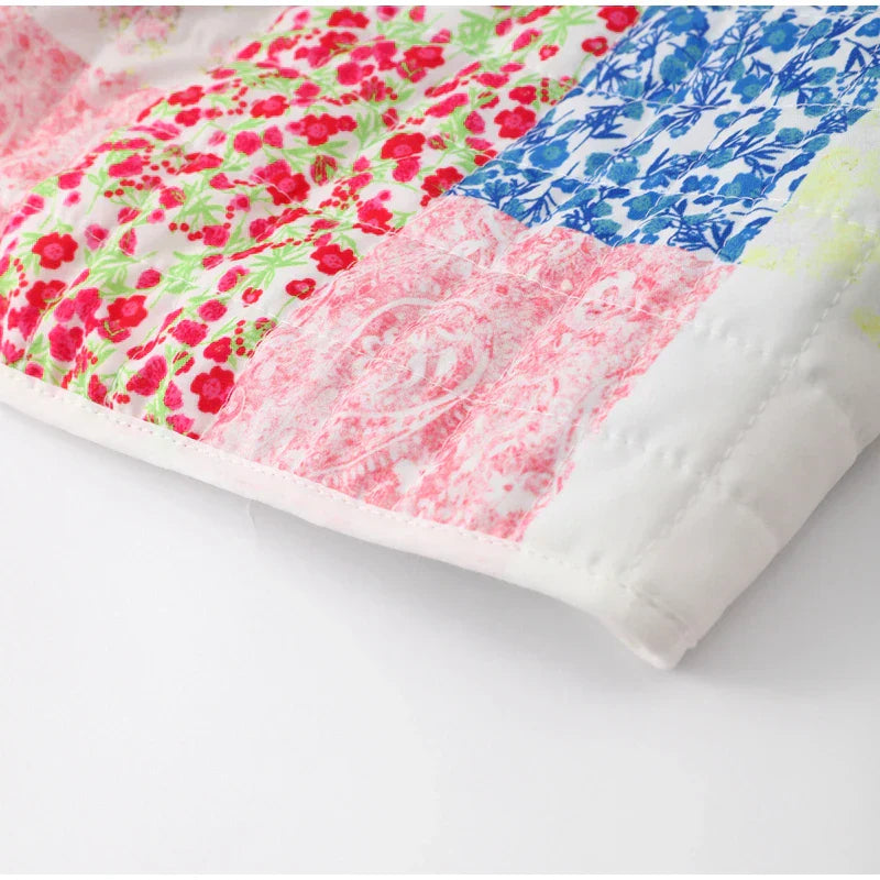 Trendy quiltet patchworkjakke - Zariyah