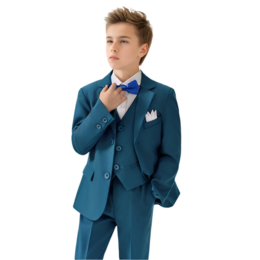 Drenge Stilfuldt 4 Stykker Bowtie Jakkesæt - Genaro