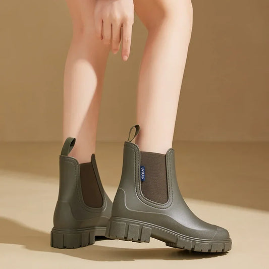 Mellemhøje vandtætte regnstøvler - Shirin Boots
