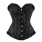 Blomstret bustier-korset til kvinder med blonder - Jannik