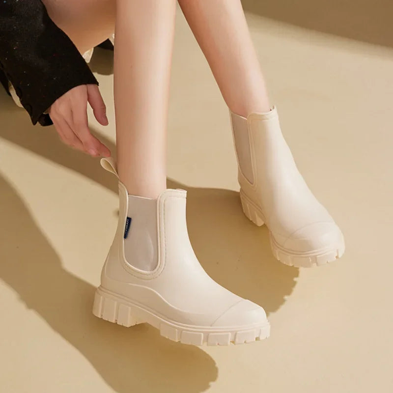 Mellemhøje vandtætte regnstøvler - Shirin Boots