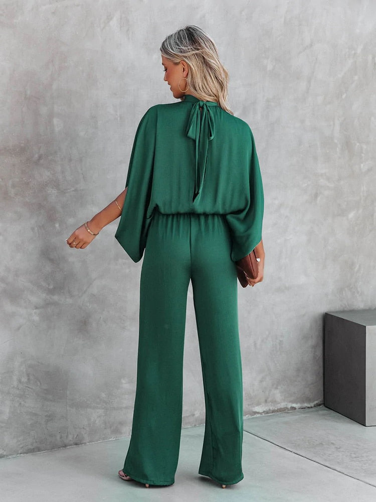 Pernille - Elegant Grøn Jumpsuit