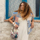Trendy quiltet patchworkjakke - Zariyah