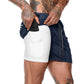 Sportswear dobbeltdækket løbeshorts - Harbison