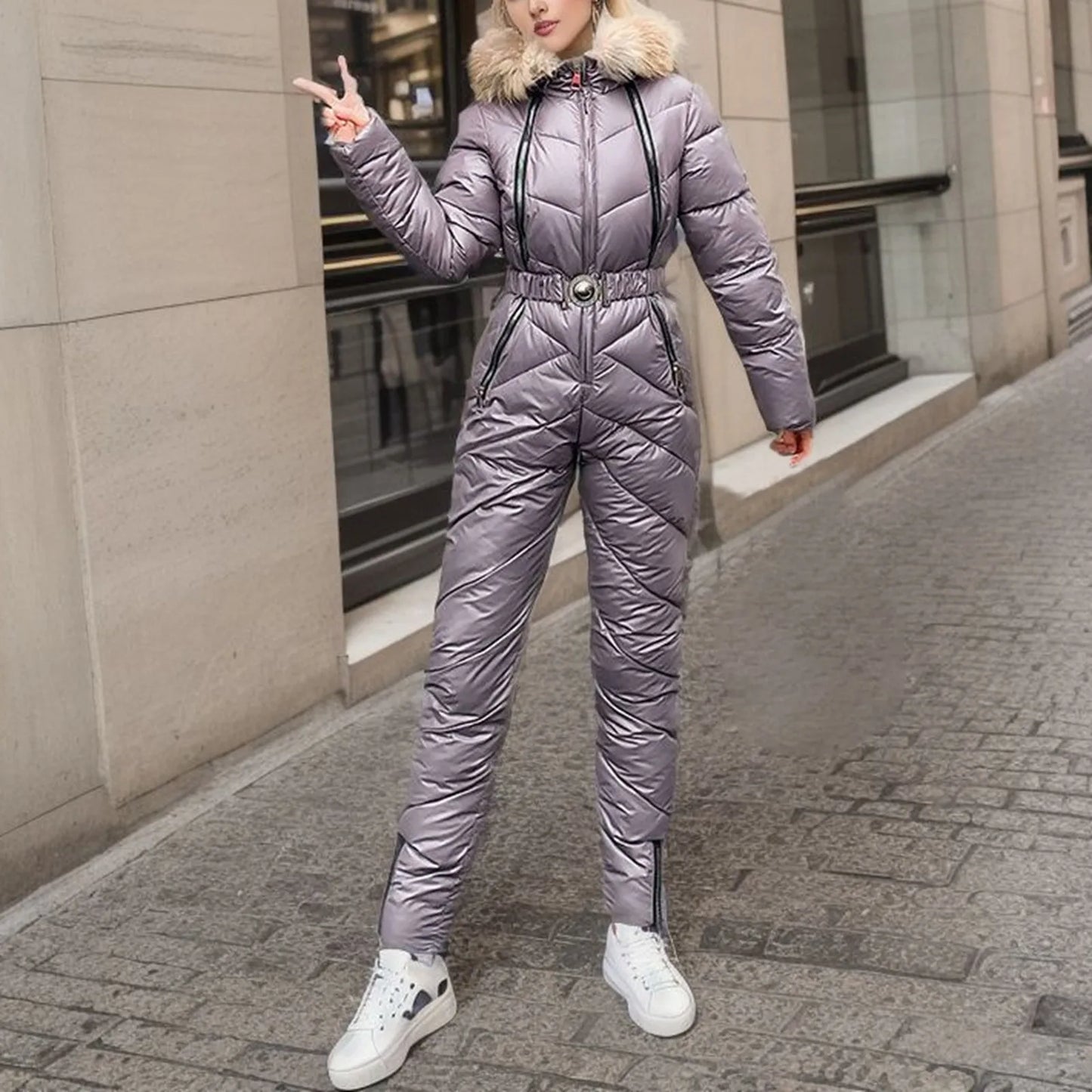 Vinterjumpsuit i ét stykke - Rivky