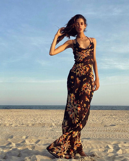 Kjole med boho-print - Alyssa