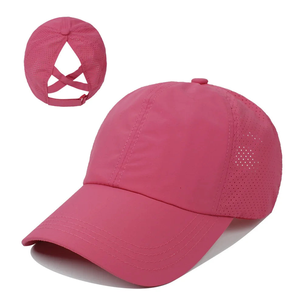 Athleisure Cross hestehale baseballkasket - Arlina