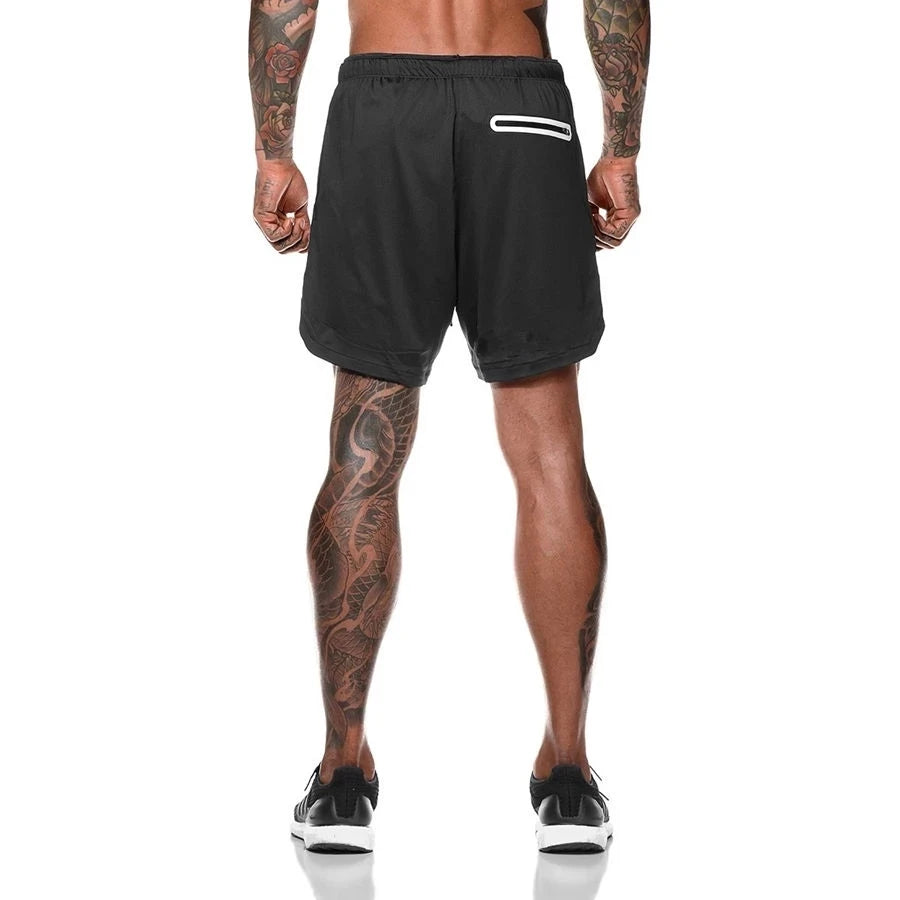 Sportswear dobbeltdækket løbeshorts - Harbison