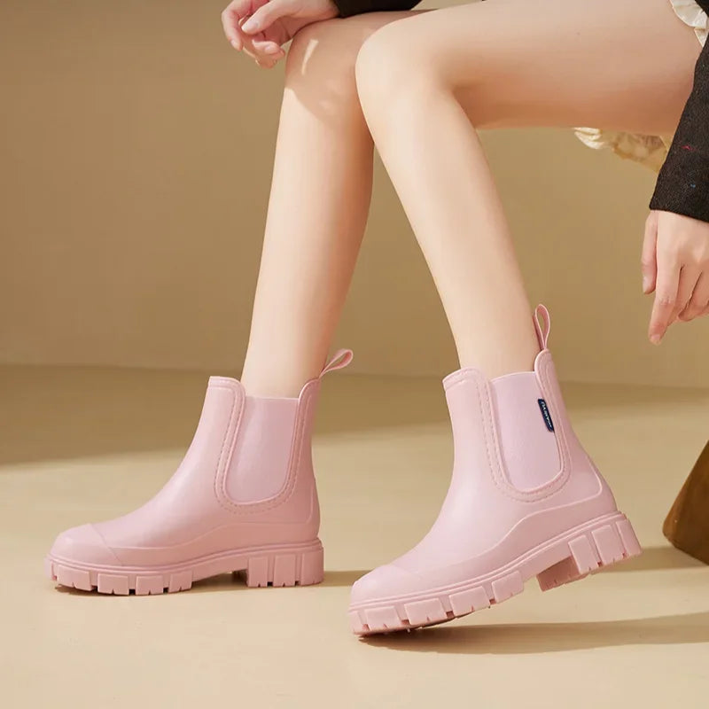 Mellemhøje vandtætte regnstøvler - Shirin Boots