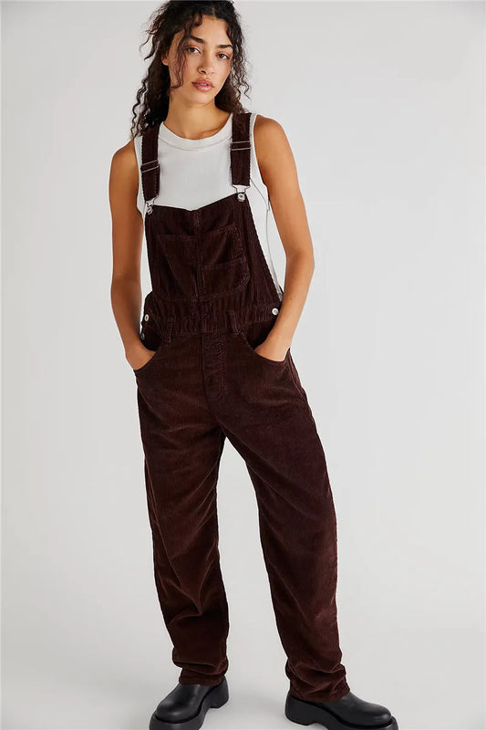Antje - Vintage jumpsuit i fløjl