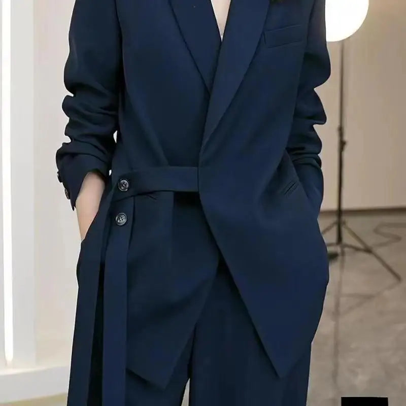 Kvinder Ny Stil Løs Blazer & Bukser Sæt - Shirley