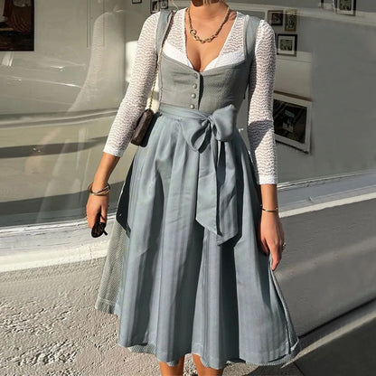 Traditionel dirndl-kjole til kvinder - Zaniah