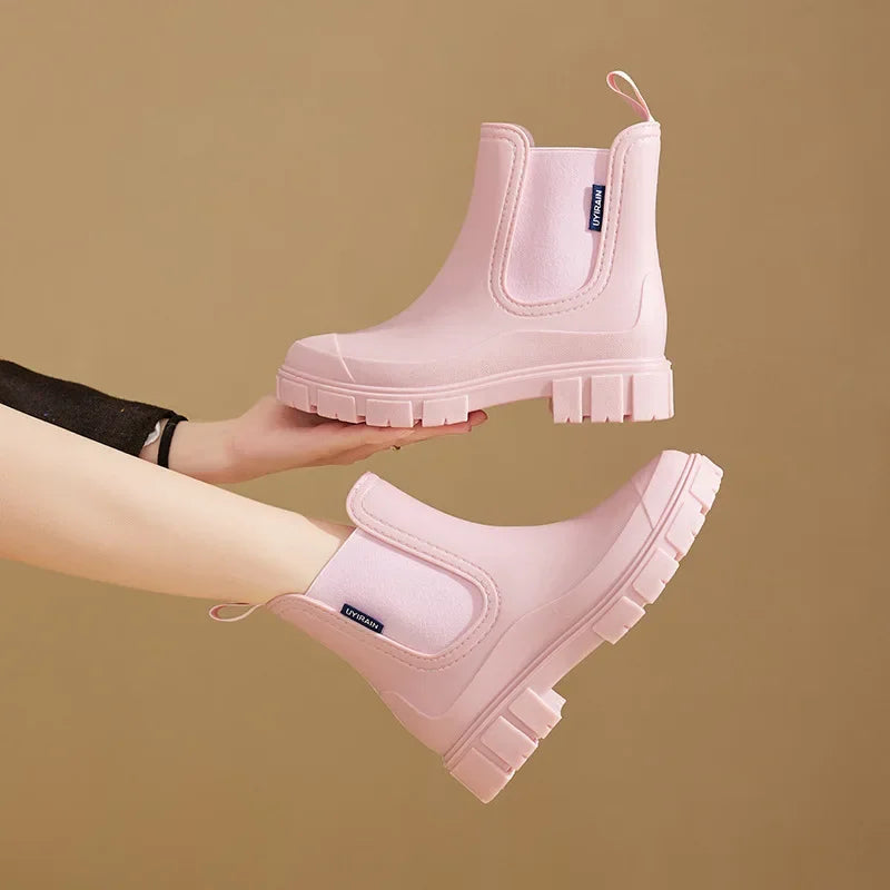 Mellemhøje vandtætte regnstøvler - Shirin Boots