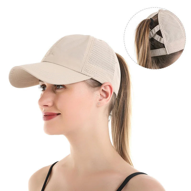Athleisure Cross hestehale baseballkasket - Arlina