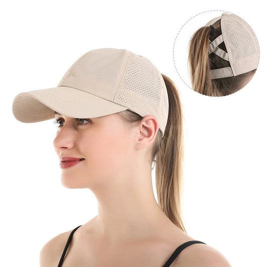 Athleisure Cross hestehale baseballkasket - Arlina