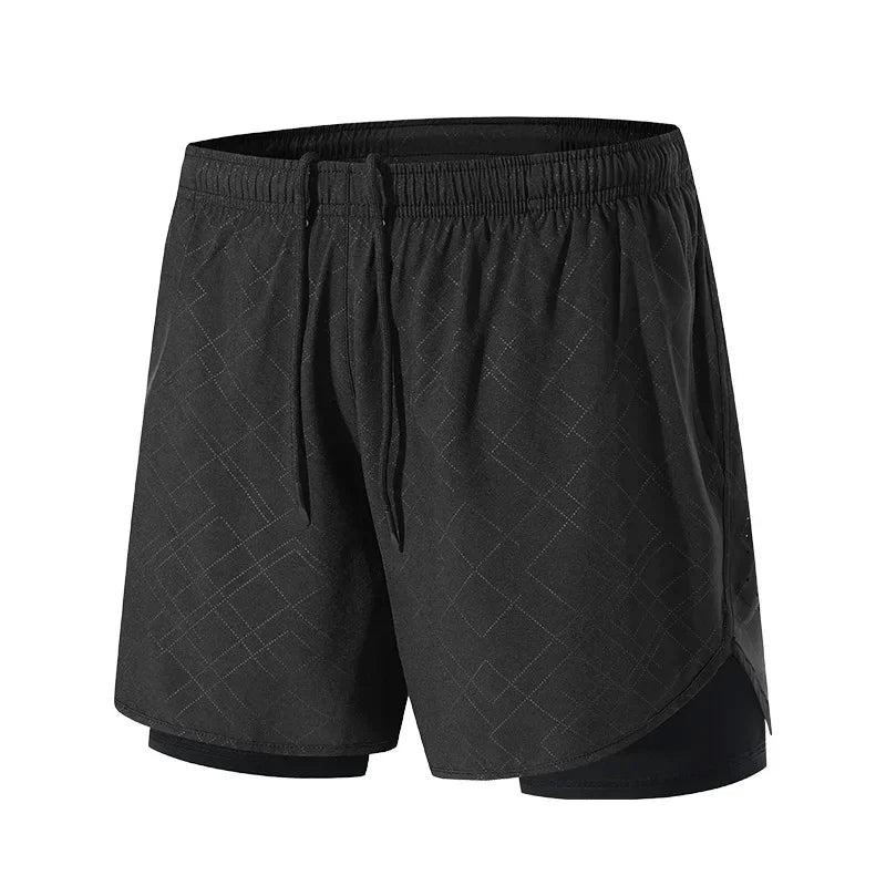 Mænd Sportswear Dobbeltlag Shorts - Vinicius