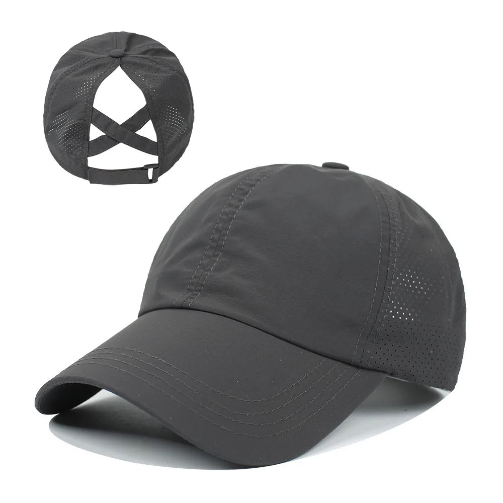 Athleisure Cross hestehale baseballkasket - Arlina