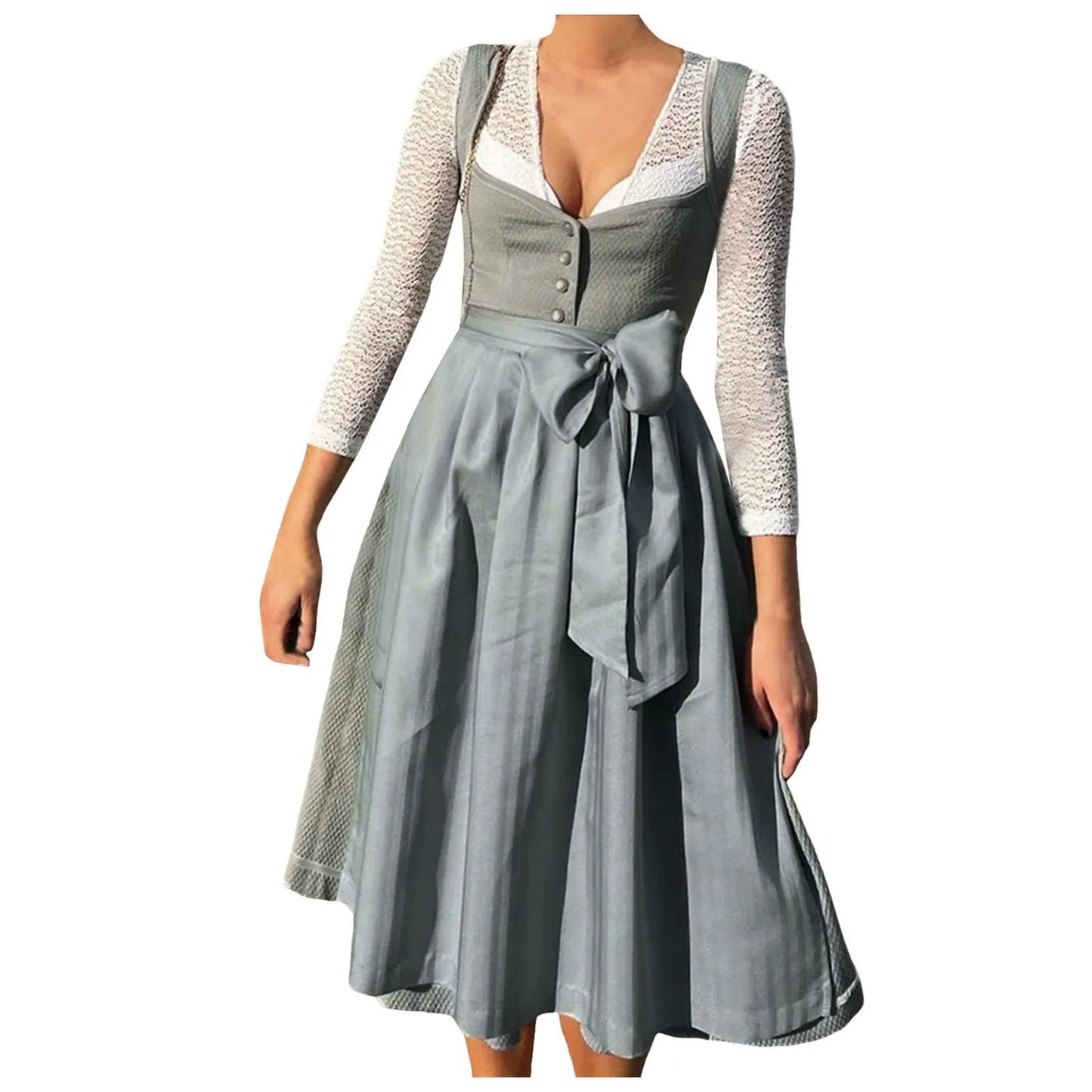 Traditionel dirndl-kjole til kvinder - Zaniah