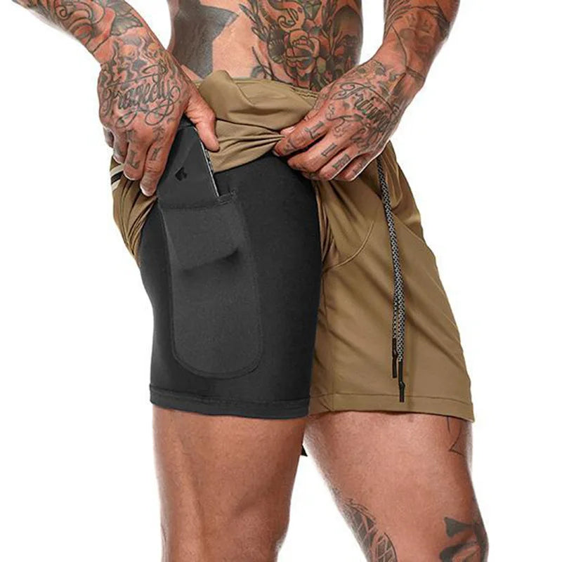 Sportswear dobbeltdækket løbeshorts - Harbison