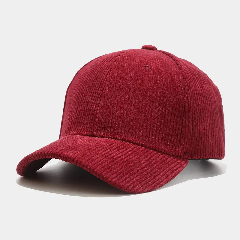 Trendy baseballkasket i fløjl - Victoria