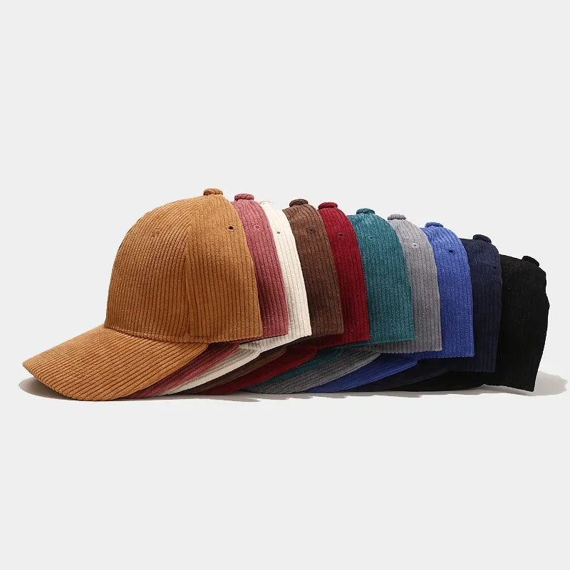 Trendy baseballkasket i fløjl - Victoria